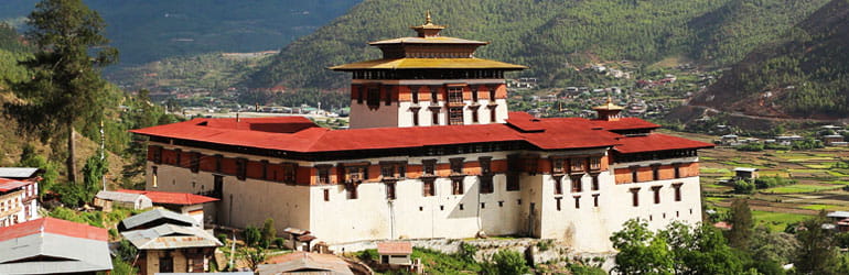 Visit Rinpung Dzong in Bhutan from Kolkata