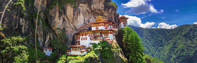 Visit Tigers Nest Monastery in Bhutan from Kolkata